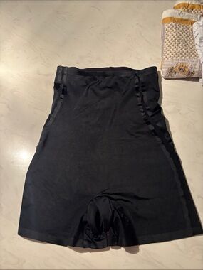 Black High-Waist Shapewear Shorts